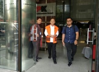 KPK; Mantan Wali Kota Medan Dzulmi Eldin Dieksekusi ke Lapas Tanjung Gusta