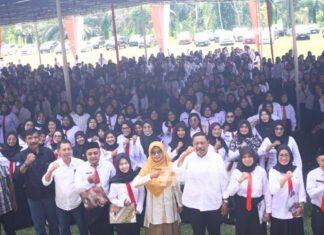 Penyerahan Perpanjangan SK PPPK dan Pelepasan Peserta Orientasi di Kabupaten Bengkulu Utara