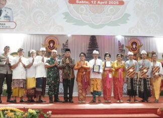 Pj Sekda Herwan Antoni Hadiri Nyepi Umat Hindu Di Bengkulu