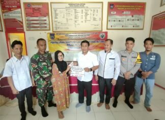 Sumringah!! Usai Lebaran 20 KPM Desa Napal Putih Terima BLT DD