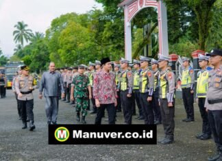 Pastikan Keamanan Lebaran, Bupati Arie Pimpin Apel Gelar Pasukan Operasi Ketupat 2026