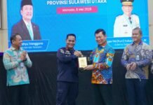 KKP Serahkan Tiga Kapal Ikan Hasil Tangkapan IUU Fishing ke Pemprov Sulut