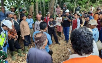 PT Gilang Hydro Lestari dan PT Nusa Konstruksi Enjiniring Perbaiki Akses Jalan Warga di Cilograng