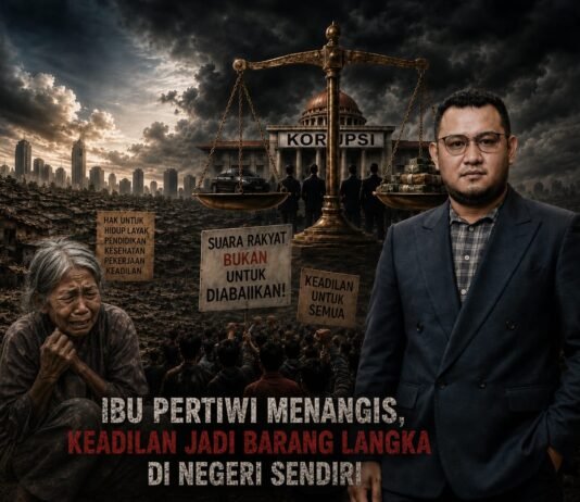 Ibu Pertiwi menangis: Keadilan Jadi Barang Langka di Negeri Sendiri