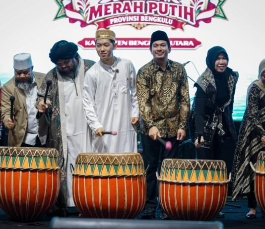 Gebyar Semarak Merah Putih di Arga Makmur, Ekonomi UMKM Bengkulu Utara Kian Bergeliat