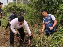 Demi Keselamatan Pengendara, Bupati Lebong Pimpin Aksi Tebas Bayang