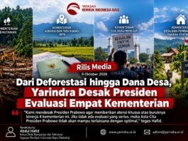 Evaluasi Menjelang Dua Tahun Pemerintahan Prabowo, Yarindra Ungkap Catatan Kritis Empat Kementerian